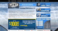 Desktop Screenshot of gutierreztiresandwheels.com